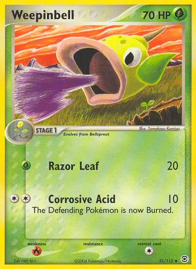 Carta Weepinbell — FireRed & LeafGreen 51/112