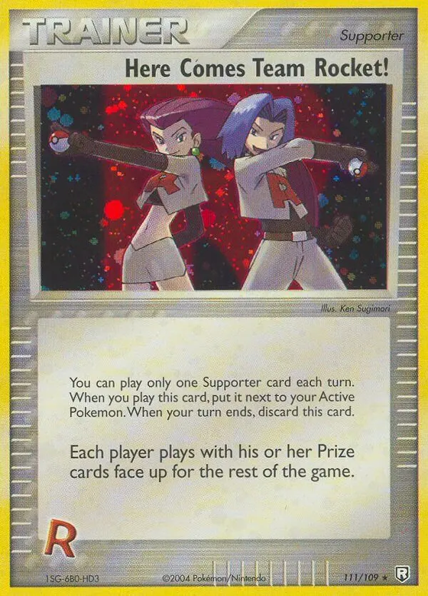 Carta Here Comes Team Rocket! — Team Rocket Returns 111/109