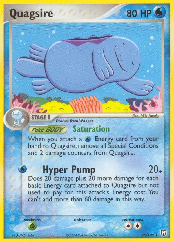 Carta Quagsire — Team Rocket Returns 26/109