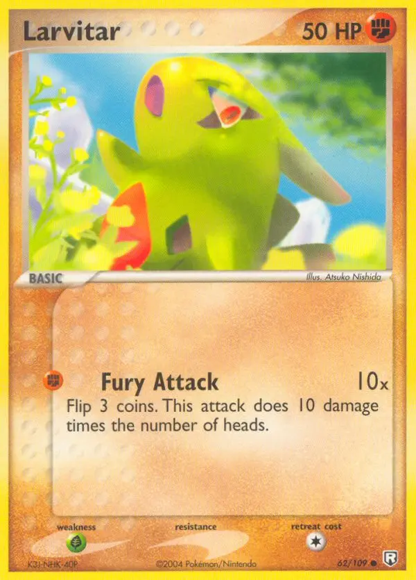 Carta Larvitar — Team Rocket Returns 62/109