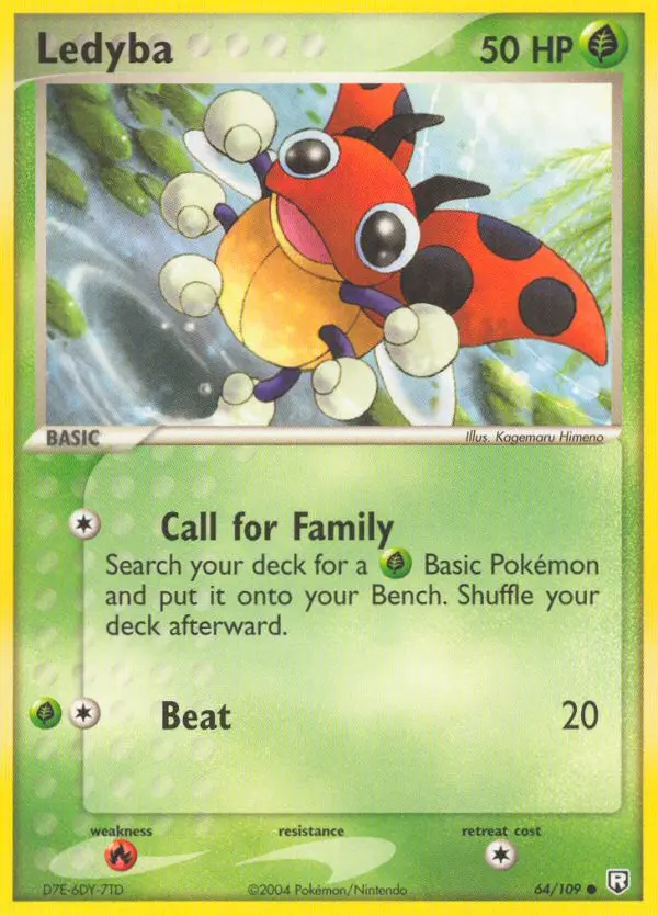 Carta Ledyba — Team Rocket Returns 64/109