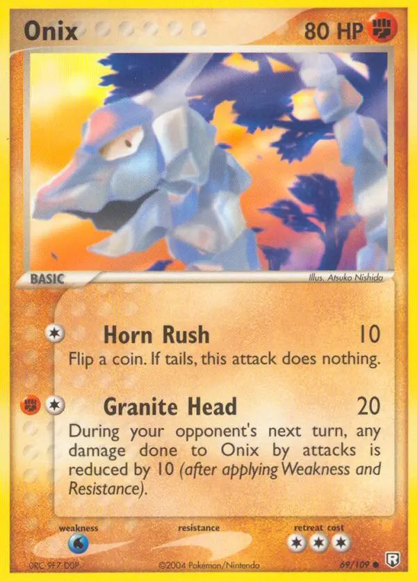 Carta Onix — Team Rocket Returns 69/109