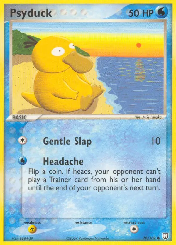 Carta Psyduck — Team Rocket Returns 70/109