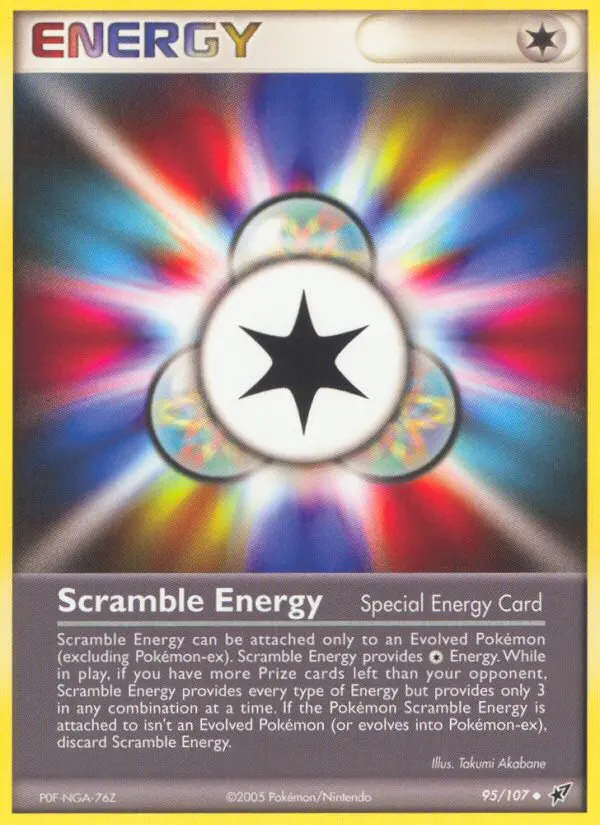 Carta Scramble Energy — Deoxys 95/107
