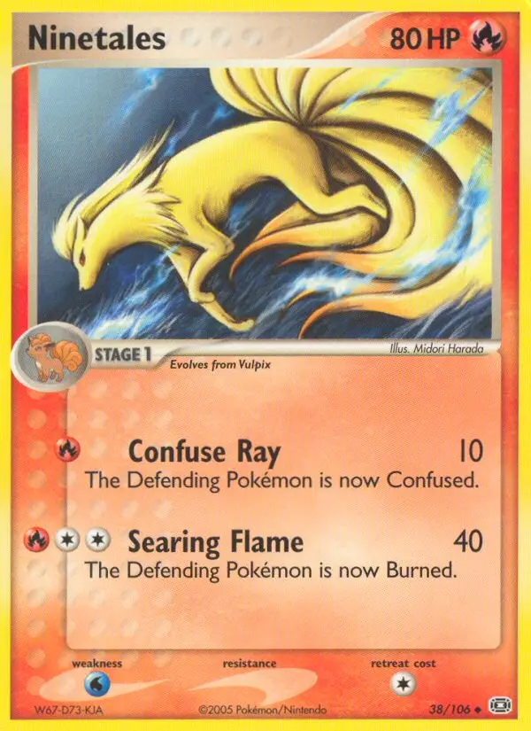 Carta Ninetales — Emerald 38/106