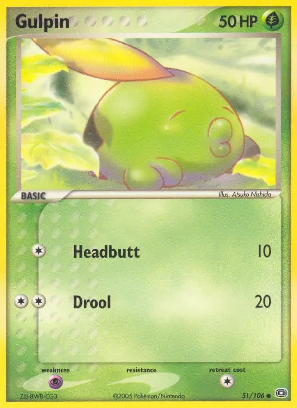 Carta Gulpin — Emerald 51/106