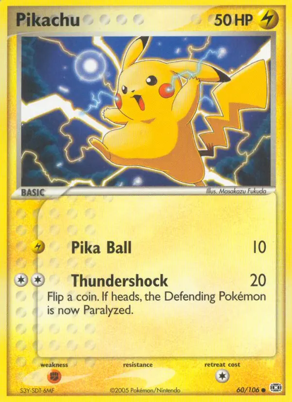 Carta Pikachu — Emerald 60/106