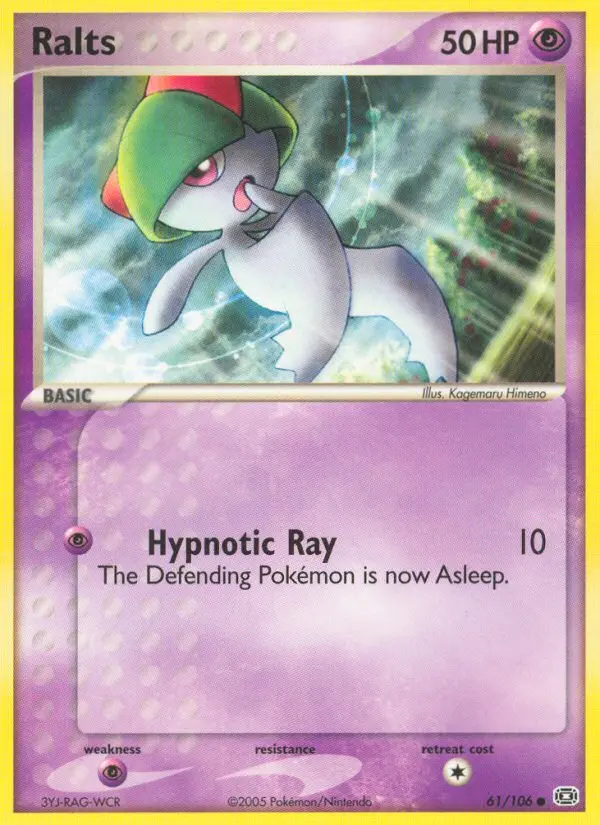 Carta Ralts — Emerald 61/106