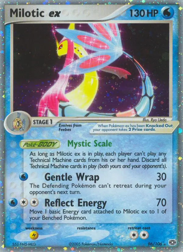 Carta Milotic ex — Emerald 96/106
