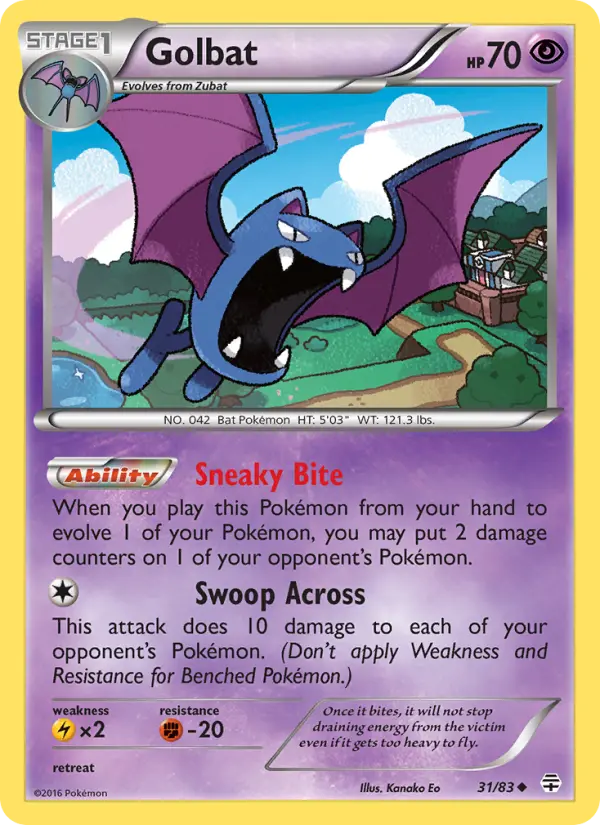 Carta Golbat — Generations 31/83