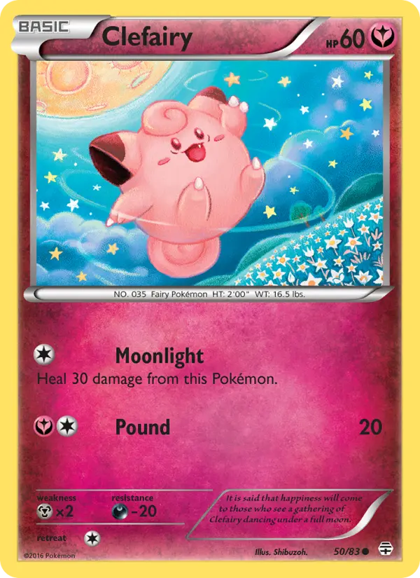 Carta Clefairy — Generations 50/83