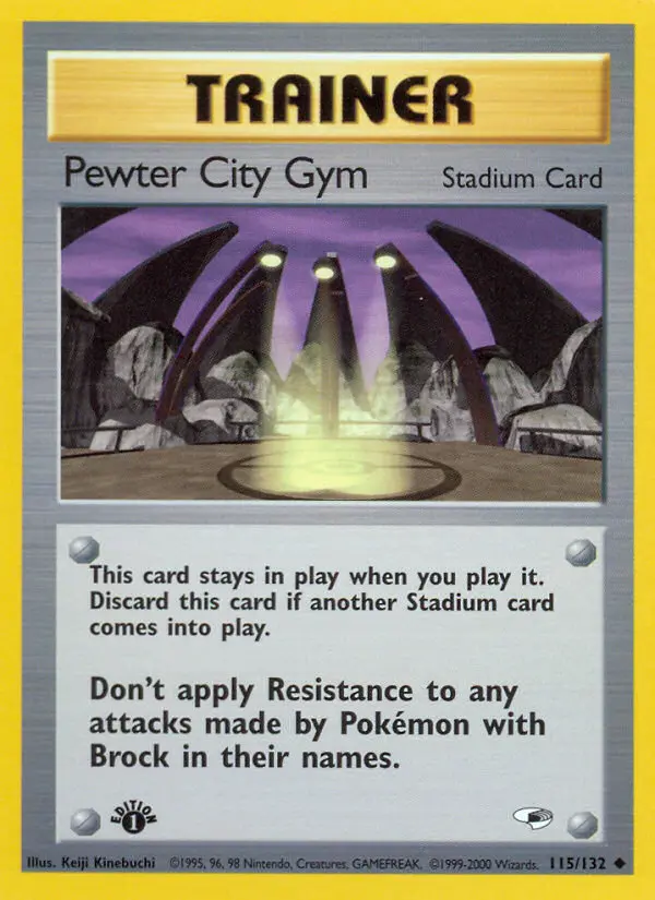 Carta Pewter City Gym — Gym Heroes 115/132