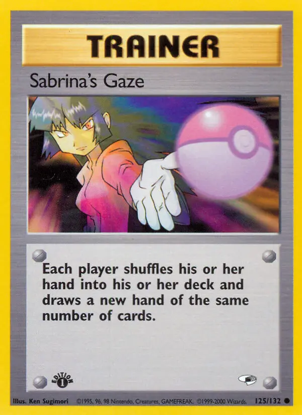 Carta Sabrina's Gaze — Gym Heroes 125/132