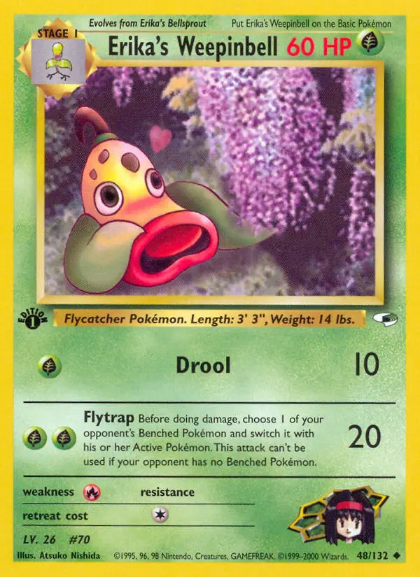 Carta Erika's Weepinbell — Gym Heroes 48/132