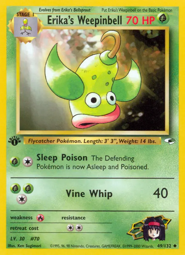 Carta Erika's Weepinbell — Gym Heroes 49/132