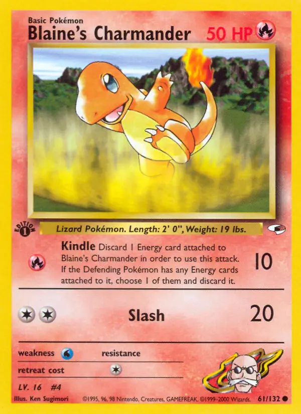 Blaine's Charmander 61/132