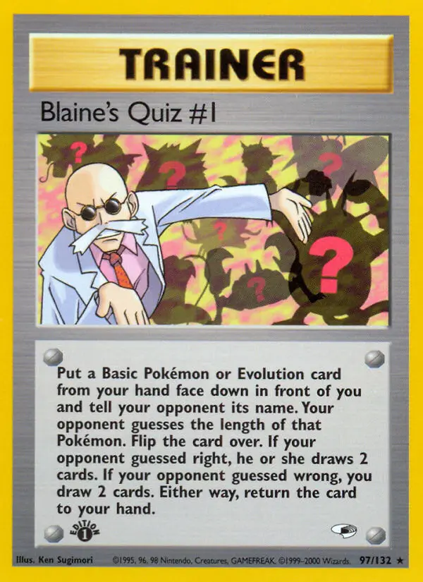 Carta Blaine's Quiz #1 — Gym Heroes 97/132