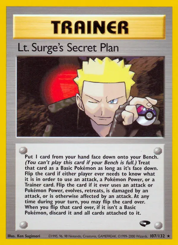 Carta Lt. Surge's Secret Plan — Gym Challenge 107/132