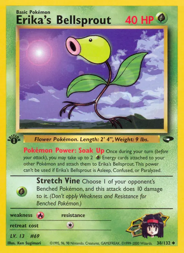 Carta Erika's Bellsprout — Gym Challenge 38/132