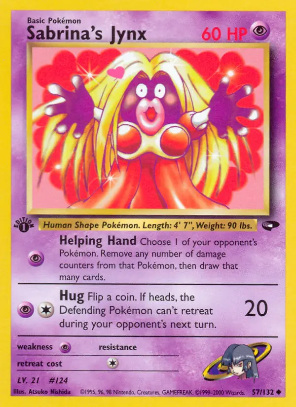 Carta Sabrina's Jynx — Gym Challenge 57/132