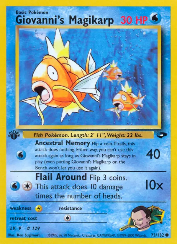 Giovanni's Magikarp 73/132