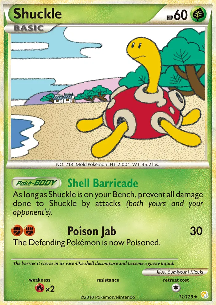 Carta Shuckle — HeartGold SoulSilver 11/123