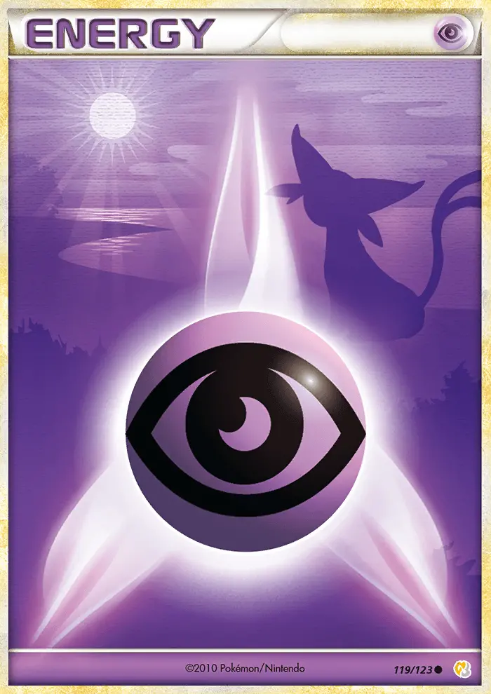 Carta Psychic Energy — HeartGold SoulSilver 119/123