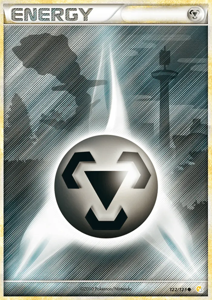 Carta Metal Energy — HeartGold SoulSilver 122/123