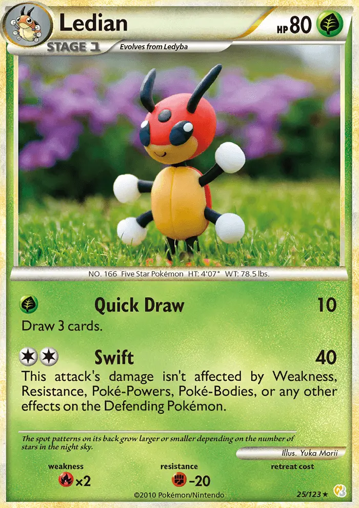 Carta Ledian — HeartGold SoulSilver 25/123
