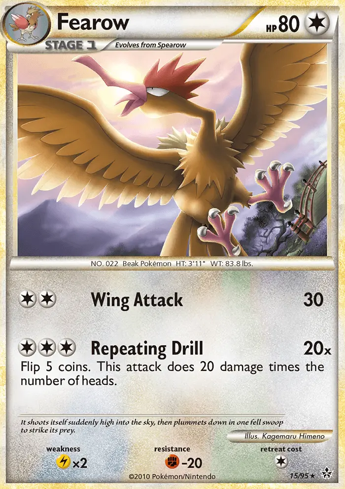 Carta Fearow — Unleashed 15/95