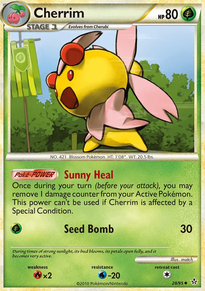 Carta Cherrim — Unleashed 28/95