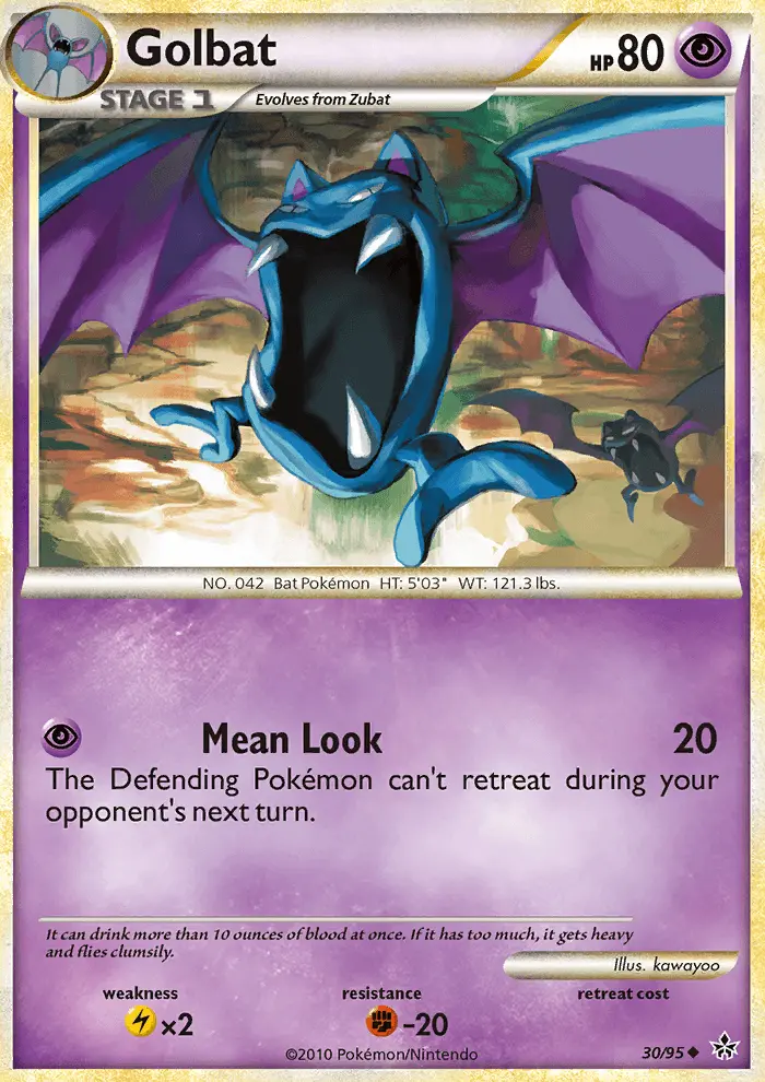 Carta Golbat — Unleashed 30/95