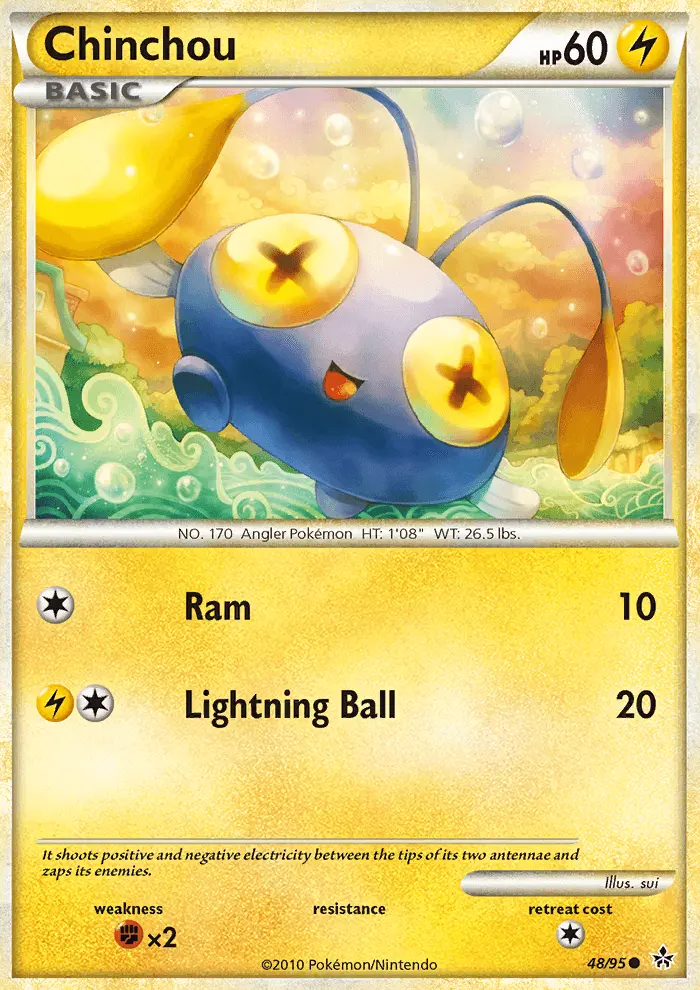 Carta Chinchou — Unleashed 48/95