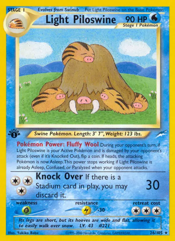 Light Piloswine 26/105