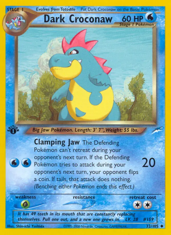 Dark Croconaw 32/105