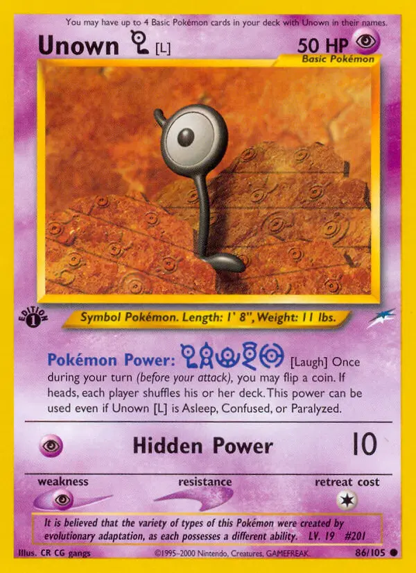 Unown [L] 86/105