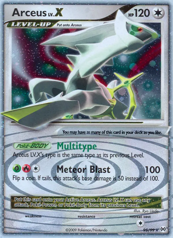 Arceus LV. X 95/99