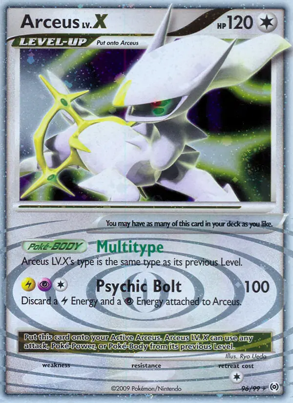 Arceus LV. X 96/99