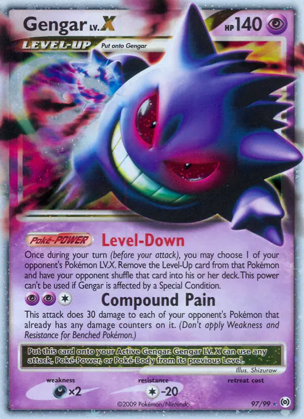 Gengar LV. X 97/99