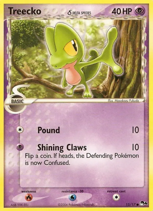 Treecko δ 15/17