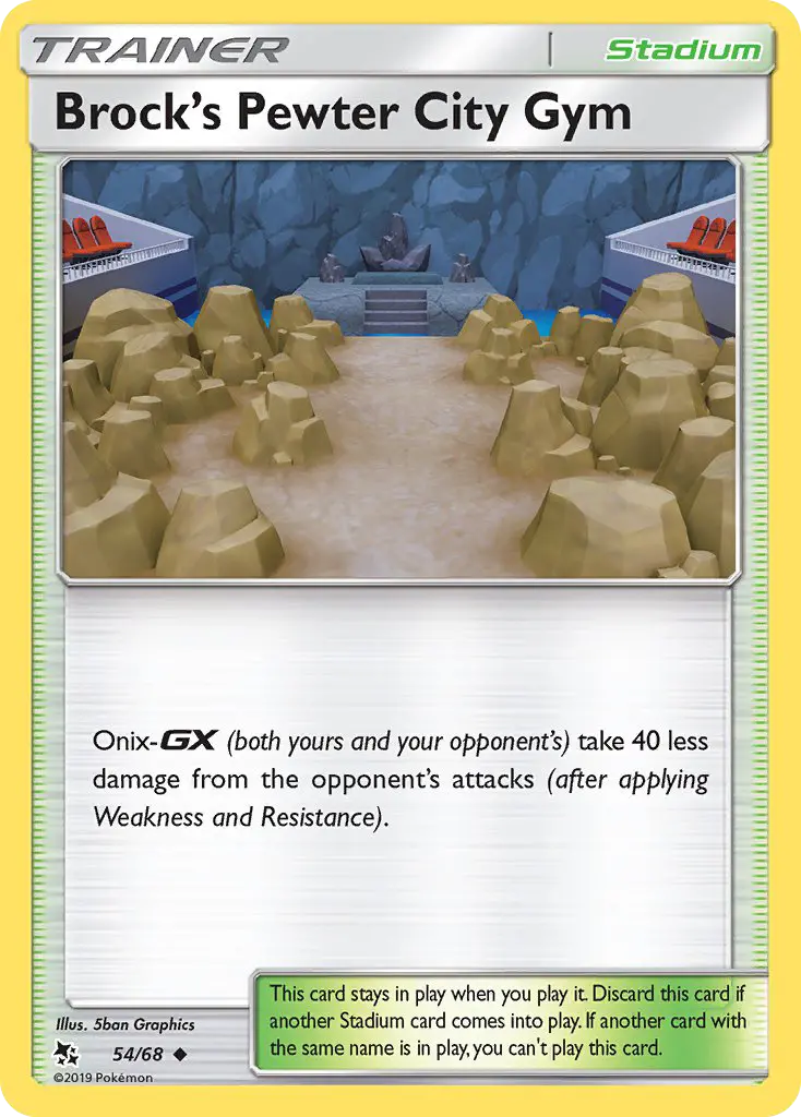 Brock’s Pewter City Gym 54/68