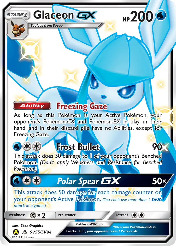 Glaceon-GX SV55/94