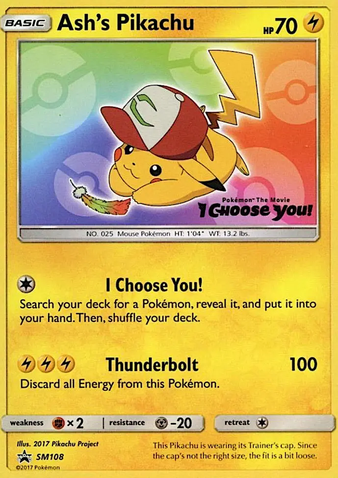 Ash's Pikachu SM108/248