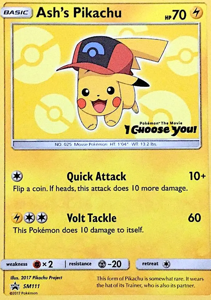 Ash's Pikachu SM111/248