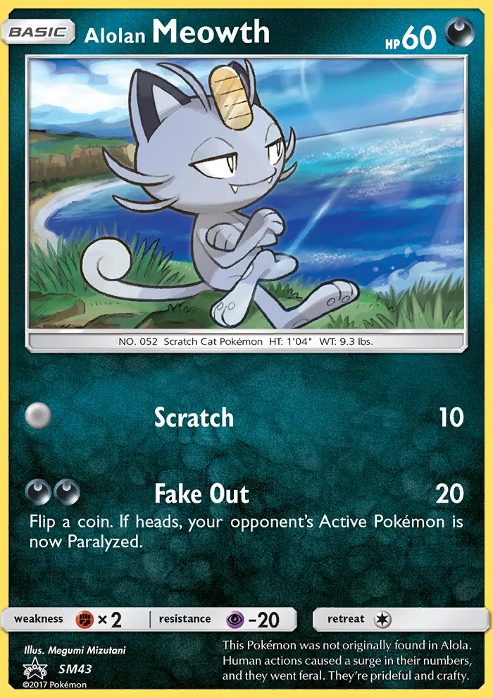 Meowth de Alola SM43/248
