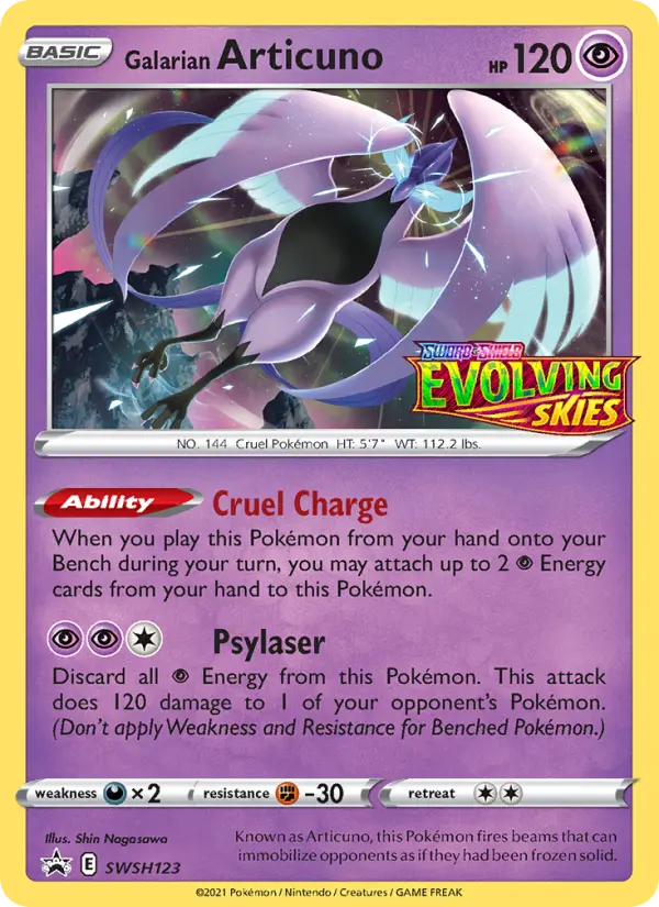 Articuno de Galar SWSH123/307