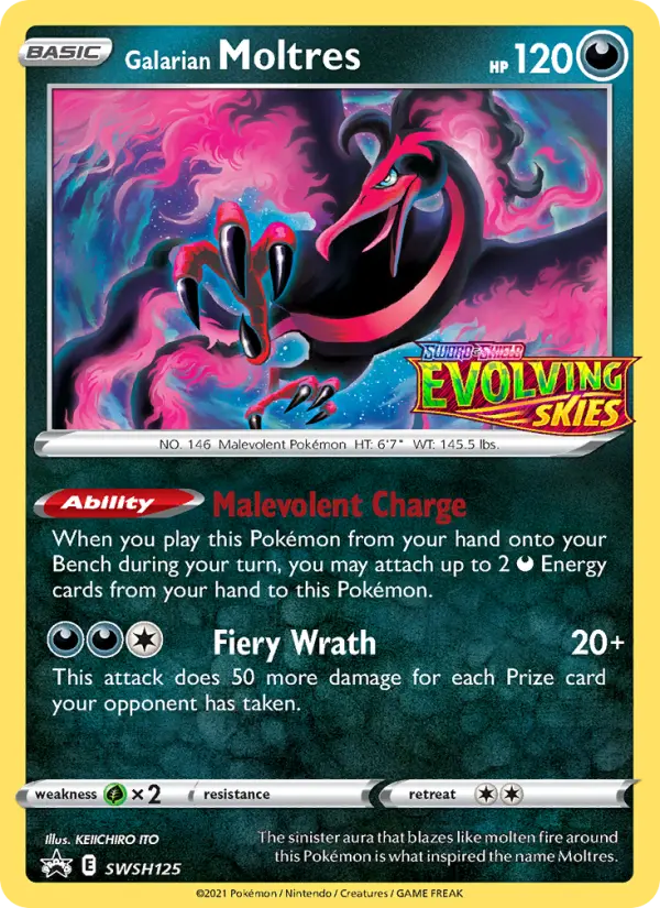 Moltres de Galar SWSH125/307