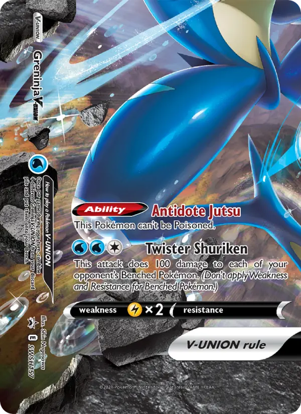 Greninja V-UNIÃO SWSH157/307