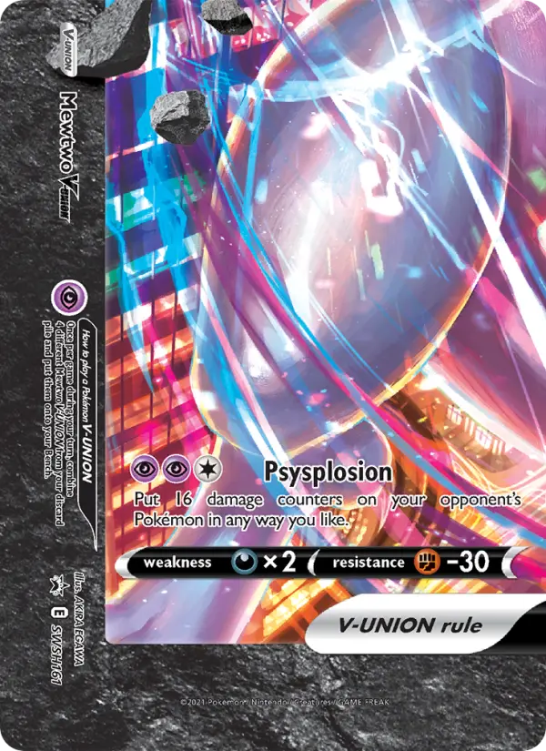 Mewtwo V-UNIÃO SWSH161/307