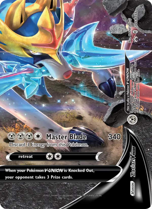 Zacian V-UNIÃO SWSH166/307